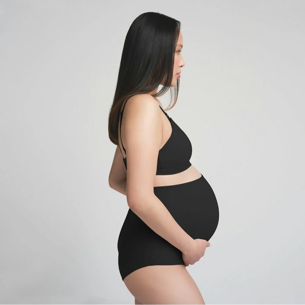 Skims Fits Everybody Maternity Bra in Onyx • NWT - Picture 7 of 12